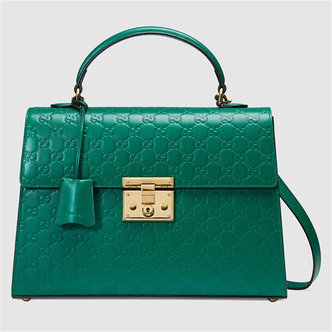 gucci green hand bag|Gucci green shopping bag.